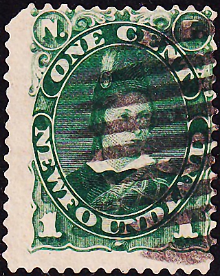 Ньюфаундленд 1887 год . Король Эдуард VII - принц Уэльский . Каталог 20,0 €. (4)